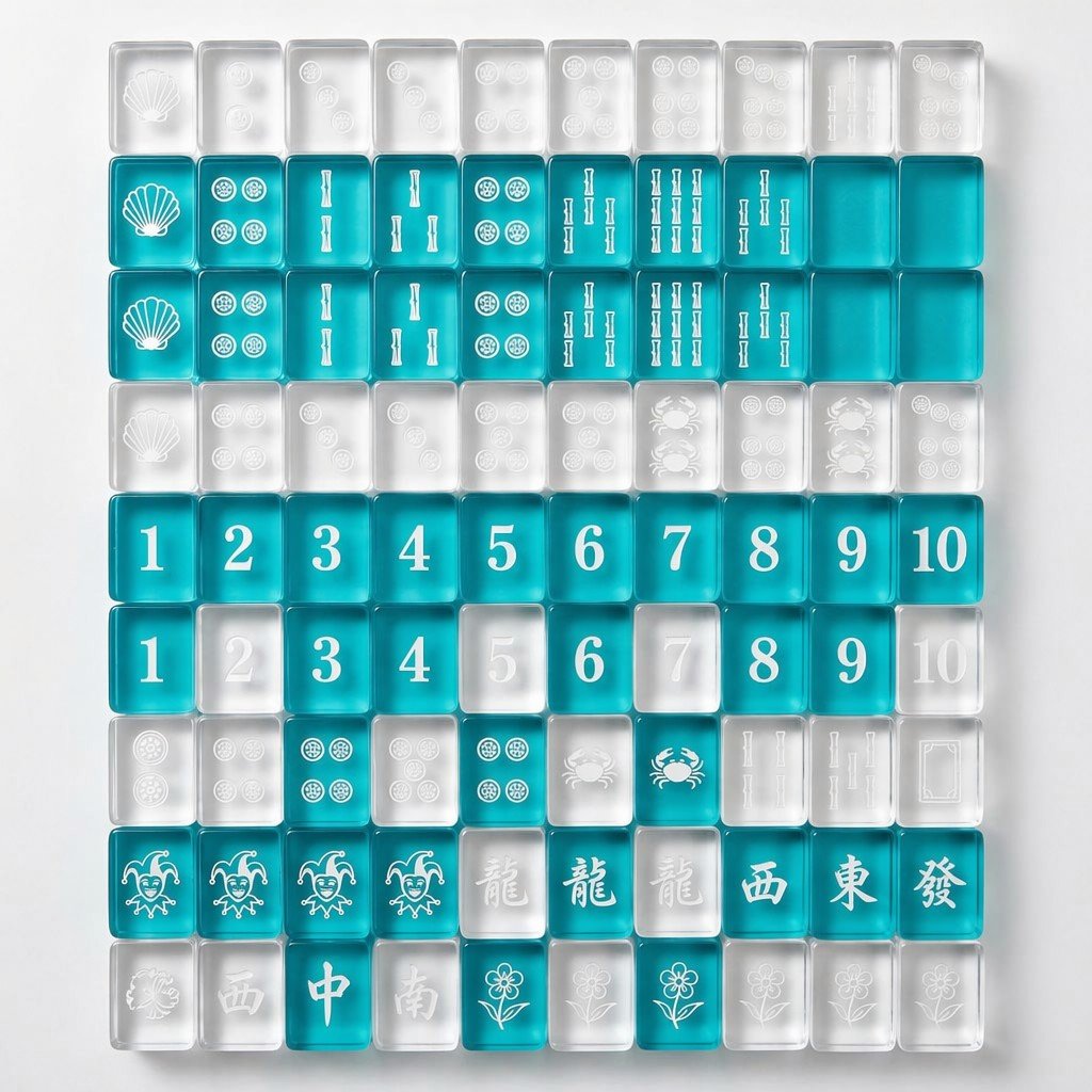 4-Layer Acrylic Mahjong Sets – 166 Tiles for B2B Supply — view 4