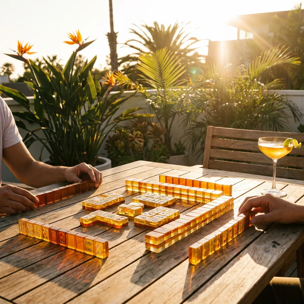 Elegant Lucite Mahjong Sets – 166 Tiles for B2B Supply — view 3