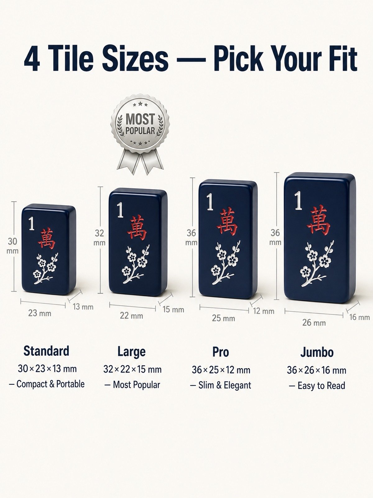 Navy Acrylic Mahjong Sets – 160 Tiles for B2B Supply — production and detail photo