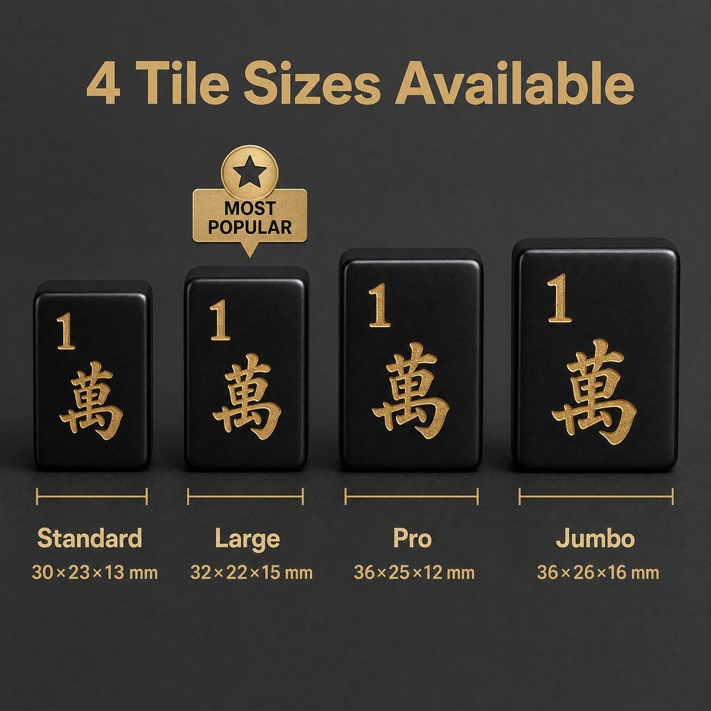 Black Acrylic Mahjong Sets – 160 Tiles for B2B Supply — view 4