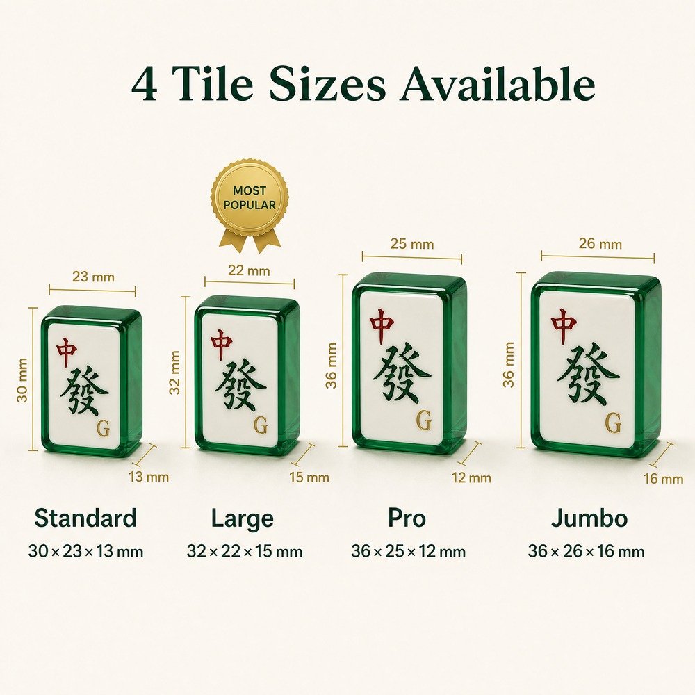 Green Acrylic Mahjong Sets – 160 Tiles for B2B Supply — view 4