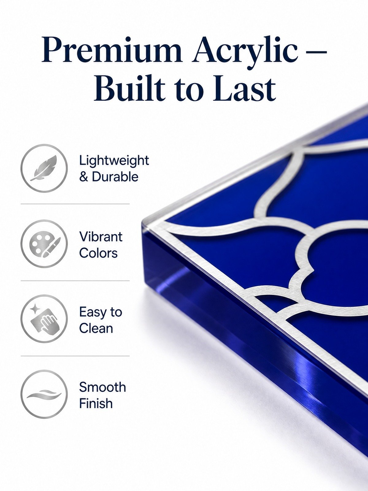 Deep Engraving Blue Acrylic Mahjong Sets – 160 Tiles for B2B Supply — production and detail photo