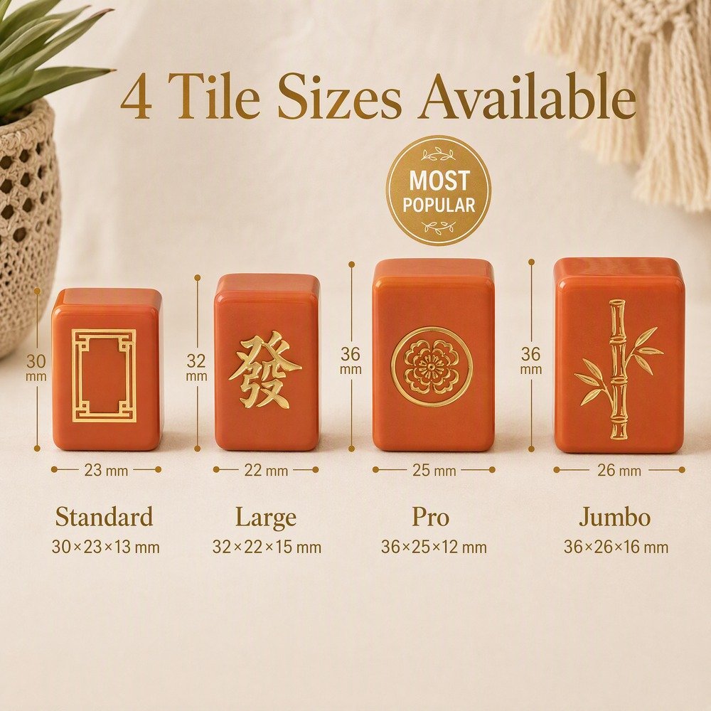 Solid Acrylic Mahjong Sets – 160 Tiles for B2B Supply — view 3
