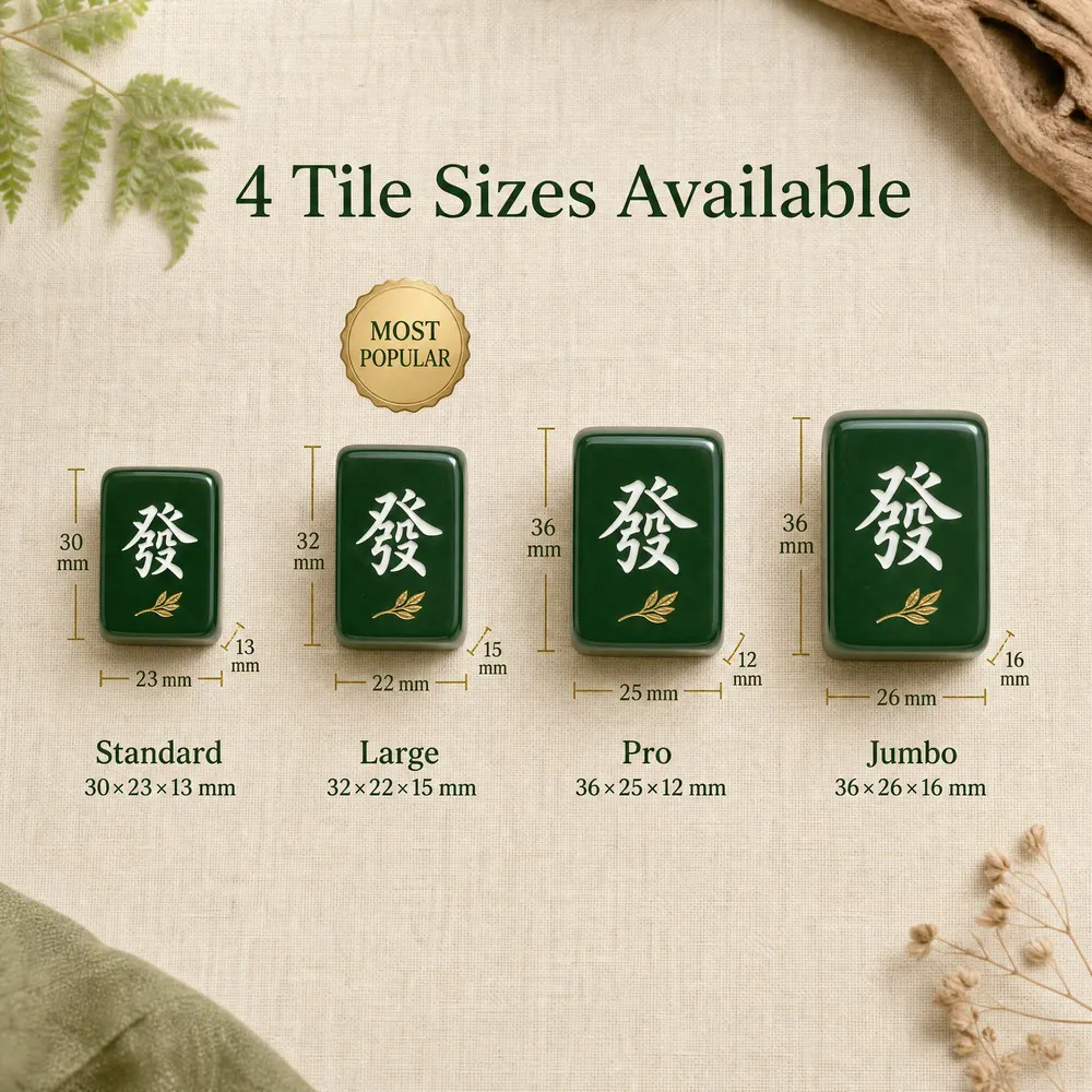 Green Acrylic Mahjong Sets – 160 Tiles for B2B Supply (CS-148) — view 3