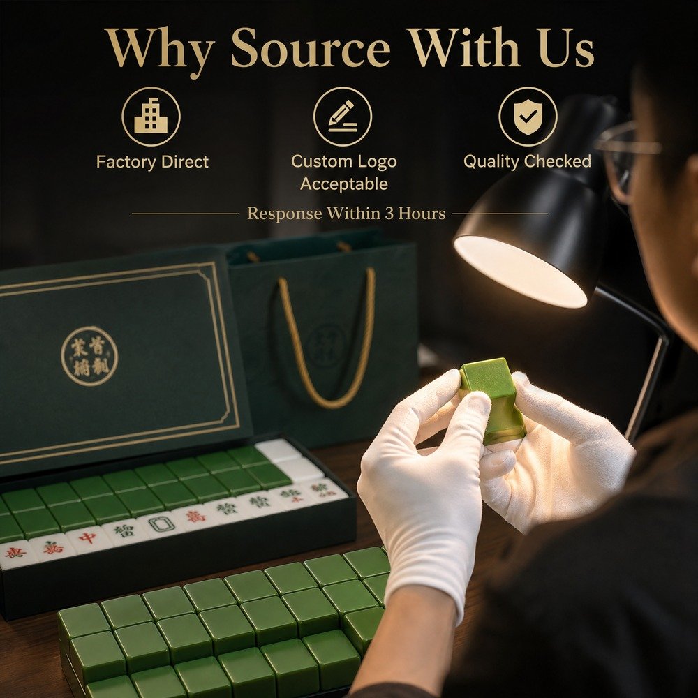 Luxury Acrylic Mahjong Sets – 160 Tiles for B2B Supply — view 5