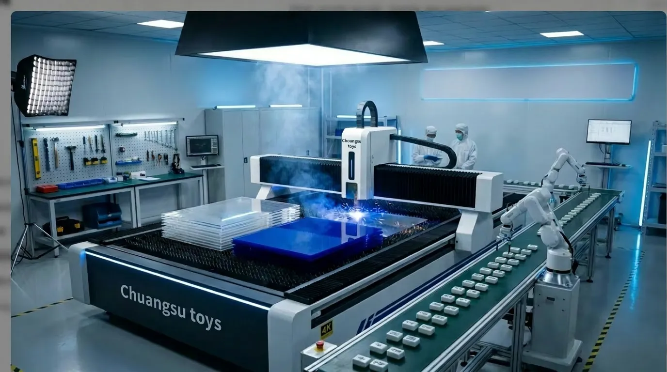 Precision Material Cutting — MahjongSupplier production equipment