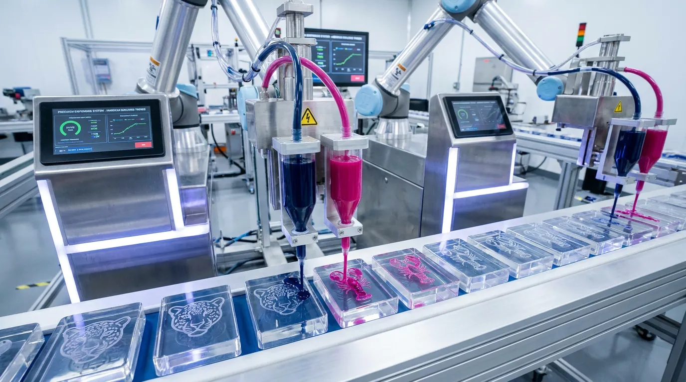 Color Dispensing — MahjongSupplier production equipment